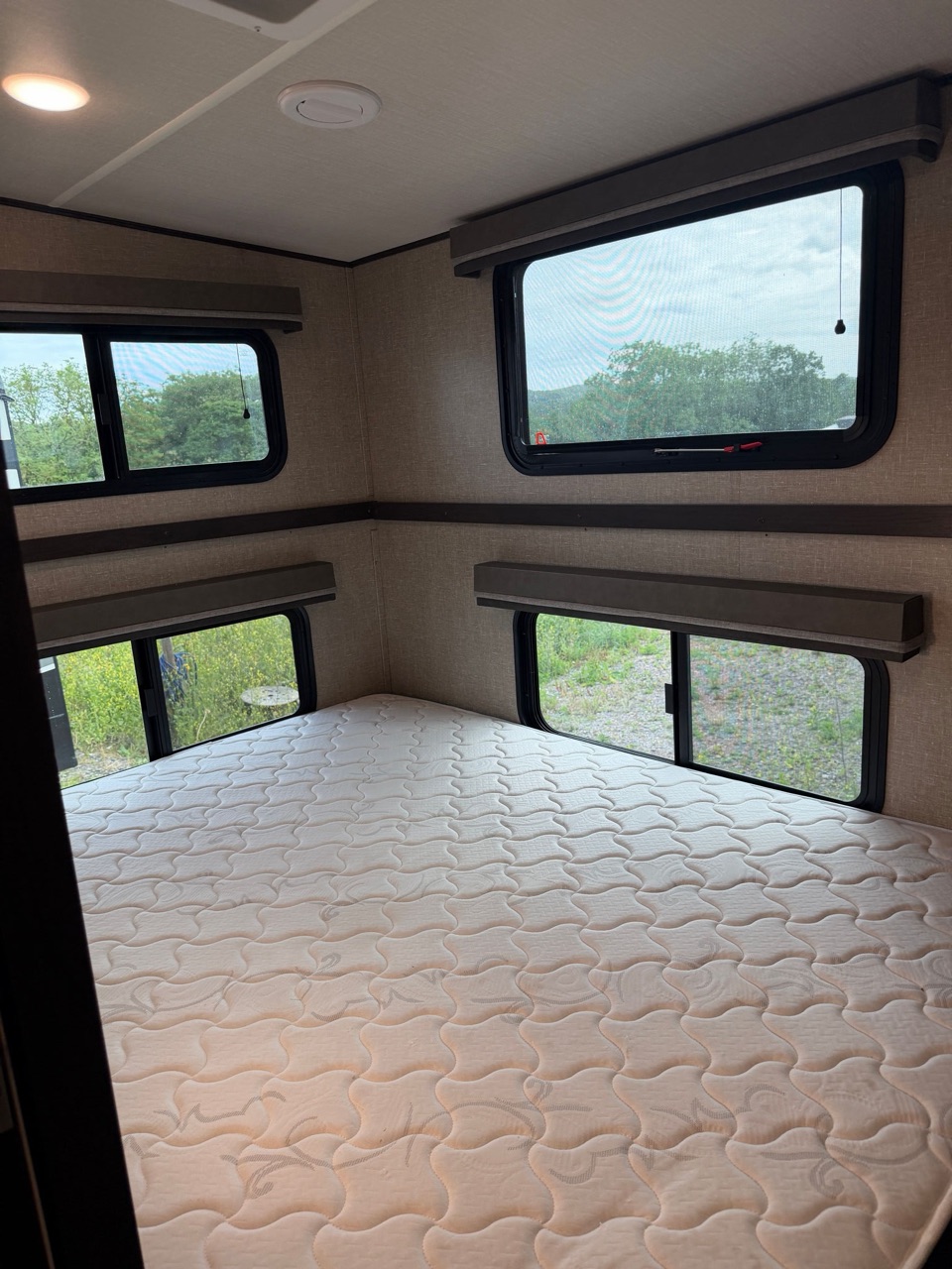 Master bedroom with panoramic windows